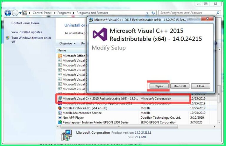 Msvcp140 microsoft visual c. Где находится Microsoft Visual c++ на Windows 7. Credist_Arm.exe.