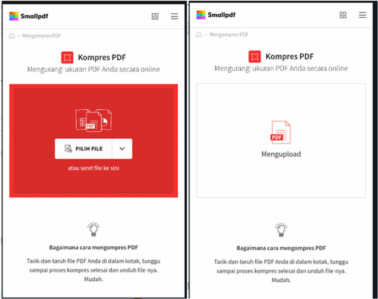 compress PDF file size on mobile devices and laptops